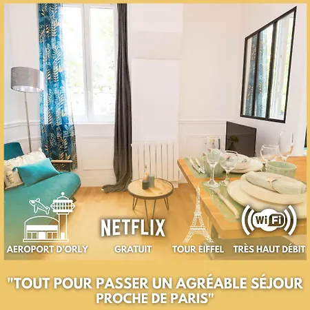 Cozy In Near Paris Attractions Apartment *